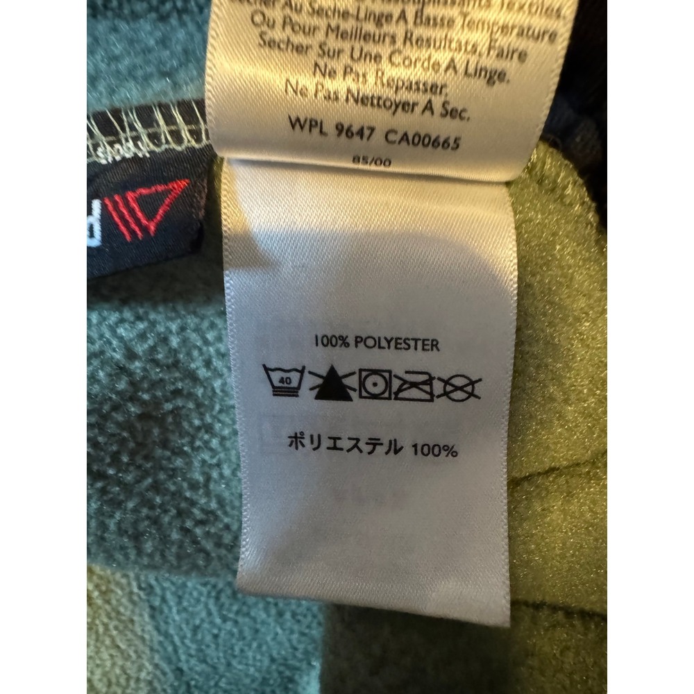 Eddie Bauer Polartec Fleece Vest Sage Green Full Zip Mock Neck Womens Small - Picture 10 of 11